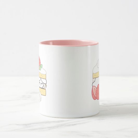 Zoete Snuggles: Buniberry Shortcake Delight Mok (Midden)