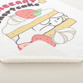 Zoete Snuggles: Buniberry Shortcake Delight Sherpa Deken (3/4)