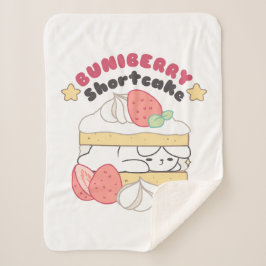 Zoete Snuggles: Buniberry Shortcake Delight Sherpa Deken