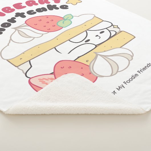 Zoete Snuggles: Buniberry Shortcake Delight Sherpa Deken (3/4)