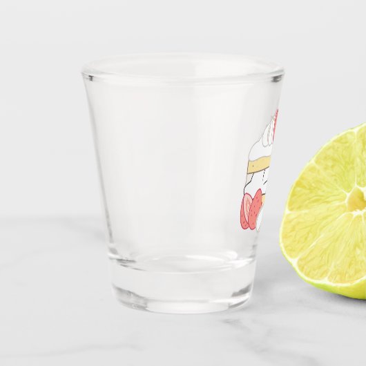 Zoete Snuggles: Buniberry Shortcake Delight Shot Glas (Links)