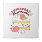 Zoete Snuggles: Buniberry Shortcake Delight Tegeltje (Voorkant)