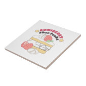 Zoete Snuggles: Buniberry Shortcake Delight Tegeltje (Zijkant)