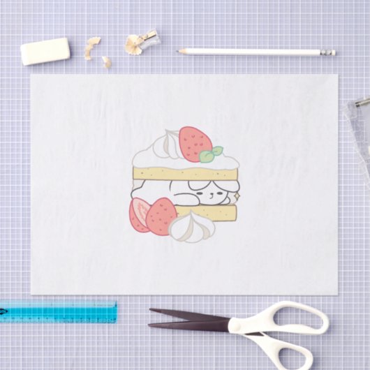 Zoete Snuggles: Buniberry Shortcake Delight Tissuepapier (Craft)