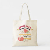 Zoete Snuggles: Buniberry Shortcake Delight Tote Bag (Achterkant)