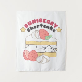 Zoete Snuggles: Buniberry Shortcake Delight Wandkleed