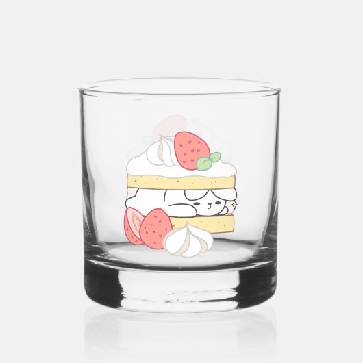 Zoete Snuggles: Buniberry Shortcake Delight Whisky Glas (Voorkant)