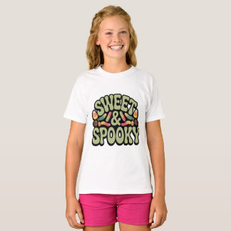 Zoete Spooky Kids Halloween Snoep Shirt