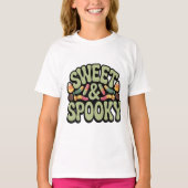 Zoete Spooky Kids Halloween Snoep Shirt (Voorkant)