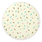 Zoete Sprinkles Keramische Knop (Vanilla Cream) (Voorkant)