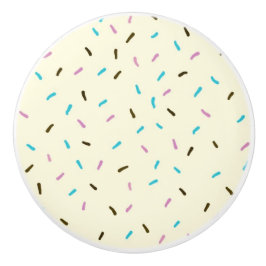 Zoete Sprinkles Keramische Knop (Vanilla Cream)