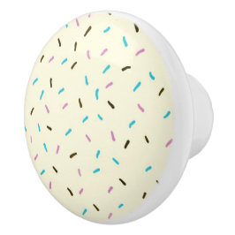 Zoete Sprinkles Keramische Knop (Vanilla Cream)