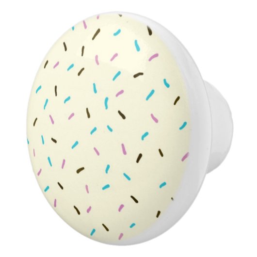 Zoete Sprinkles Keramische Knop (Vanilla Cream) (Rechts)