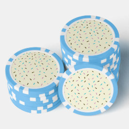 Zoete Sprinkles Poker Chips (Vanille Cream)