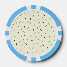 Zoete Sprinkles Poker Chips (Vanille Cream)