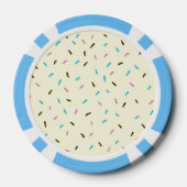 Zoete Sprinkles Poker Chips (Vanille Cream) (Achterkant)