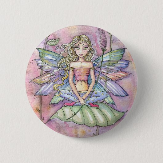 Zoete Sprookjesknoopspeld van Molly Harrison Ronde Button 5,7 Cm (Voorkant)