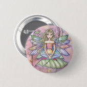 Zoete Sprookjesknoopspeld van Molly Harrison Ronde Button 5,7 Cm (Voorkant /achterkant)