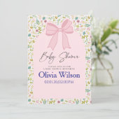 Zoete Start Baby Shower Uitnodiging (Staand voorkant)