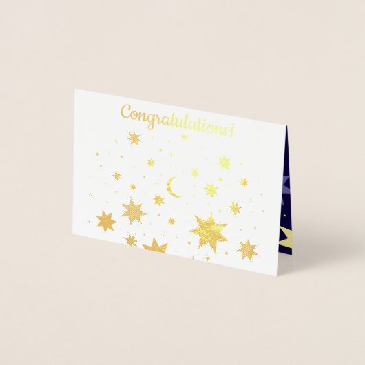 Zoete sterren. folie kaarten (Voorkant)