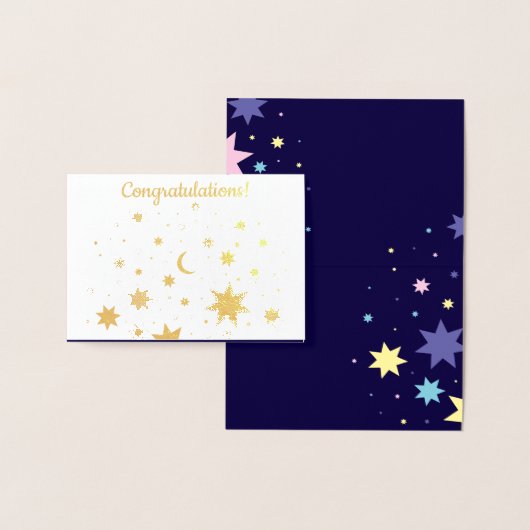 Zoete sterren. folie kaarten (Display)