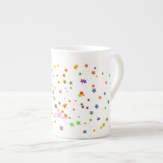 Zoete sterren porselein kop (Voorkant rechts)