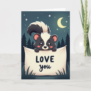 Zoete Stinkdier Liefde Kaart