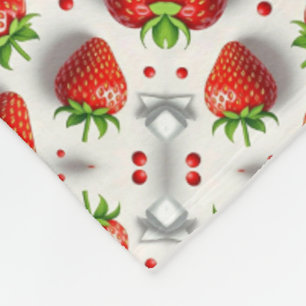 Zoete Strawberry Patroon Deken
