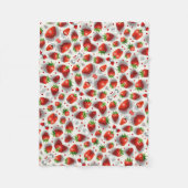 Zoete Strawberry Patroon Deken (Voorkant)