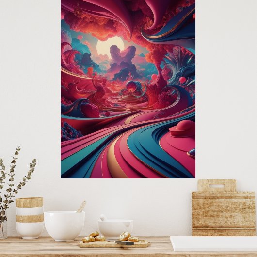 Zoete streams in dromen poster (Keuken)