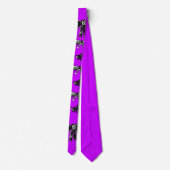 Zoete strikdas (Fuchsia Pop) Stropdas (Achterkant)