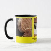 Zoete Stroopwafel Piano Mok — Cadeau voor Moeder (Links)