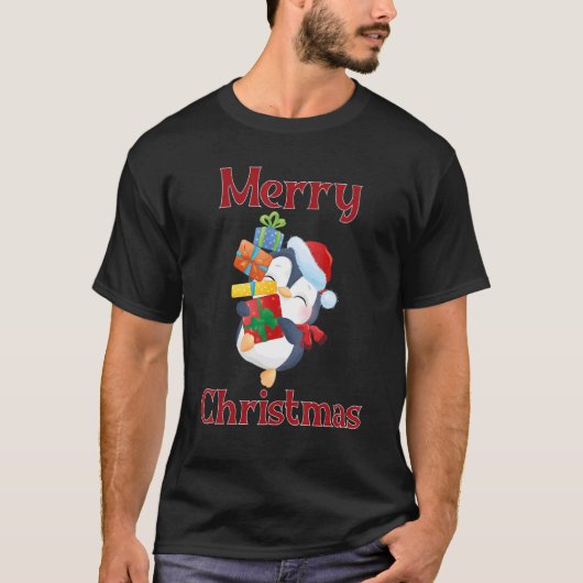 Zoete suiker pinguïn t-shirt (Voorkant)
