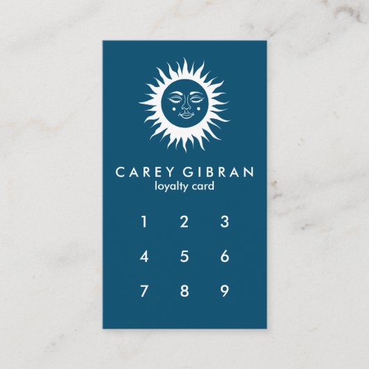 Zoete Sunshine Chique Elegante Lijn Tekening CUSTO Klantenkaartje (Voorkant)