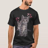 Zoete Tabby Cat T-shirt (Voorkant)
