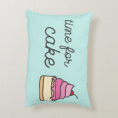 Zoete tand: Tijd voor taart Accent Kussen (Achterkant (Verticaal))