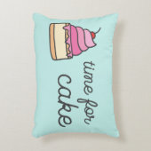 Zoete tand: Tijd voor taart Accent Kussen (Voorkant(Verticaal))