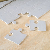 Zoete tandrijstpudding met frambozen dessert legpuzzel (Zijkant)