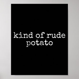 Zoete Tato En Een Soort Ruwe Tato, Thanksgiving Ko Poster