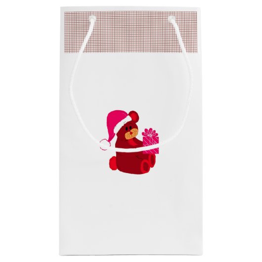 Zoete Teddy Bear met Cadeau Klein Cadeauzakje (Achterkant)