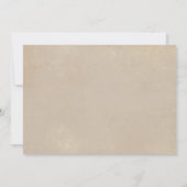 Zoete Teddy Bear met Roos Baby shower Kaart (Achterkant)