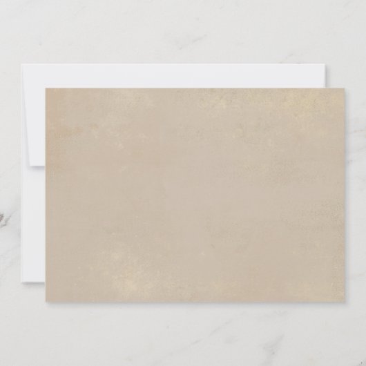 Zoete Teddy Bear met Roos Baby shower Kaart (Achterkant)