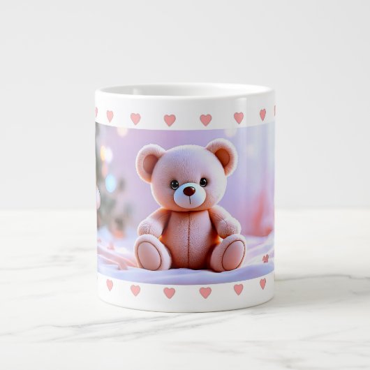Zoete Teddy Liefde  Grote Koffiekop (Voorkant)