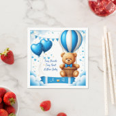 Zoete teddybeer babyshower 🧸 servet (Insitu)