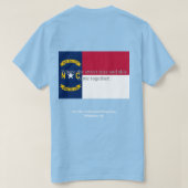 Zoete Thee en Skis T-shirt (Design achterkant)
