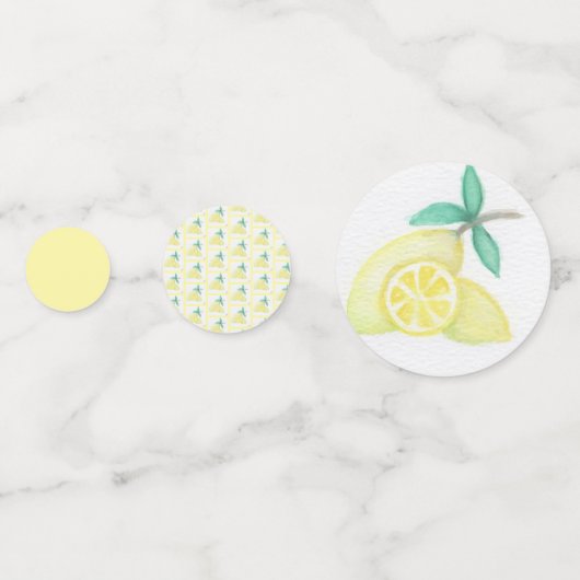 Zoete thee met citroenen confetti (Achterkanten)