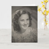 Zoete tiener kaart (Gele Bloem)