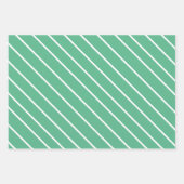 Zoete tijd pastel groene donut verjaardag inpakpapier vel (Voorkant 2)