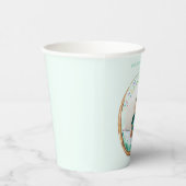 Zoete tijd pastel groene donut verjaardag papieren bekers (Rechts)