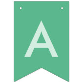 Zoete tijd pastel groene donut verjaardag vlaggetjes (Derde vlag)